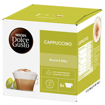 Кафе капсули NESCAFE Dolce Gusto Cappuccino, 8 напитки | JAR Computers NESCAFE Dolce Gusto Cappuccino 8 напитки
