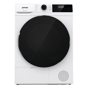 Сушилня Gorenje DHNA92, капацитет 9 kg, свободностояща, 60 см ширина, 15 програми, AutoDrain, TwinAir, бяла | JAR Computers Сушилня Gorenje DHNA92