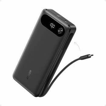 Външна батерия /power bank/ Anker A1383H11, 20 000mAh, черна, 1x USB-A, 2x USB-C, 87W | JAR Computers Anker A1383H11
