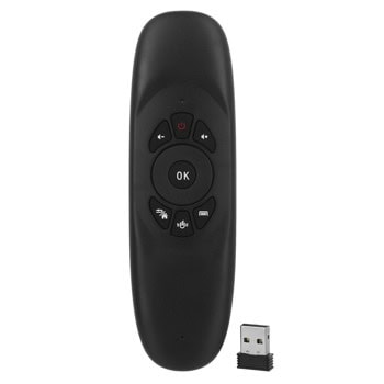 дистанционно C120 Air mouse USB 2.4GHz black