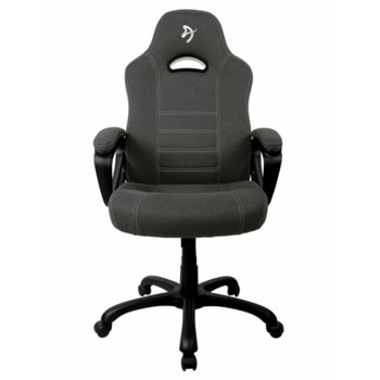 Геймърски стол Arozzi ENZO WOVEN FABRIC, газов амортисьор, до 95kg., плат, регулируеми подлакътници, черен | JAR Computers Arozzi ENZO-WF-BKGY