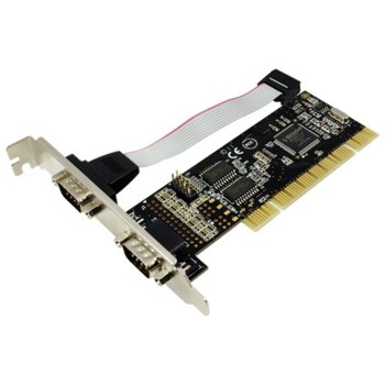 Serial card RS232, 32bit PCI, 2 x Com port, PC0016
