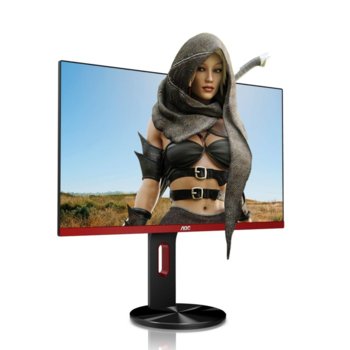 Монитор AOC G2590PX, 24.5" (62.23 cm), TN панел, 144Hz, Full HD, 1ms, 500000000:1, 400 cd/m2, HDMI, DisplayPort, VGA, | JAR Computers AOC G2590PX