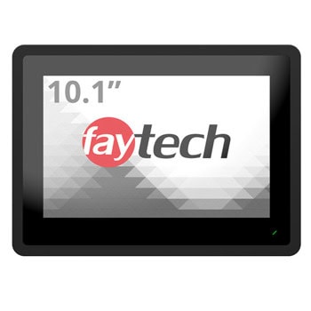 Индустриален тъч монитор Faytech 4010077703 FT101TMCAPOB, 10.1" (25.65 cm) WXGA сензорен дисплей, DisplayPort, HDMI, VGA, RS232 | JAR Computers FAYTECH 4010077703 FT101TMCAPOB