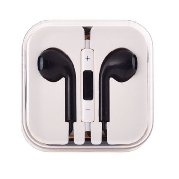 Earpods with remote and mic black