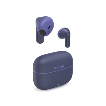 Слушалки Hama Freedom Light II, безжични, Bluetooth, микрофон, управление с гласови асистенти Google и Siri, до 5 часа време на работа, сини | JAR Computers Hama Freedom Light II Blue 221754