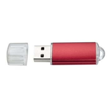 Памет 8GB USB Flash Drive, Craft Metal, USB 2.0, червена | JAR Computers Craft Metal USB 2.0 8GB red