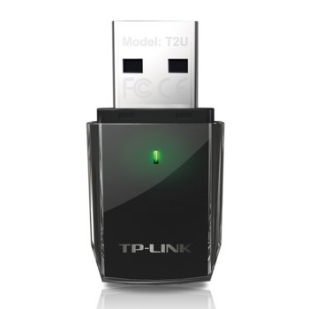 Мрежови адаптер TP-Link Archer T2U AC600, 600 Mbps, Wireless AC/A/N/G/B, Dual Band USB Adapter | JAR Computers TP-Link Archer T2U AC600 Wireless Dual Band USB