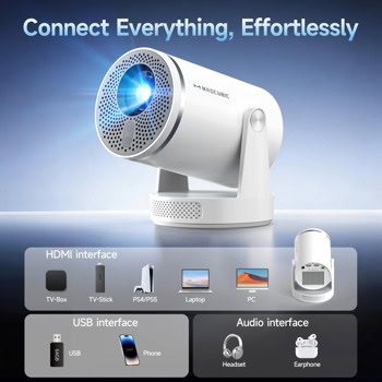 проектор magcubic hy320pro mini portable projector | JAR Computers проектор magcubic hy320pro mini portable projector