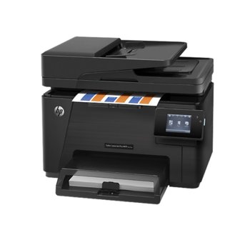 HP Color LaserJet Pro MFP M177fw, лазерен цветен принтер/копир/скенер/факс, 600x600 dpi, 16/16 стр/мин, Wi-Fi 802.11b/n, LAN 100, USB | JAR Computers HP Color LaserJet Pro MFP M177fw