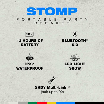 Skullcandy Stomp Bone 2SKSK1850B0F3