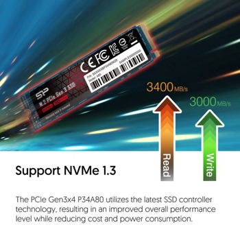 Silicon Power P34A80 M.2-2280 PCIe NVMe 2TB