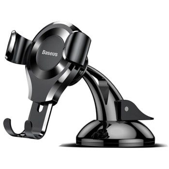 Стойка за телефон Baseus Osculum Type Gravity Car Mount SUYL-XP01, за кола, универсална, за мобилни устройства с ширина от 63 до 85 мм, черна | JAR Computers Baseus Osculum Gravity SUYL-XP01 43334