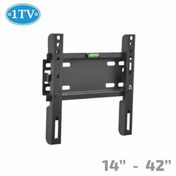 Стойка за телевизор 1TV STTV 1TV-200, за стена, до 14-42", VESA до 200x200, до 20kg | JAR Computers 1TV STTV 1TV-200 21014143
