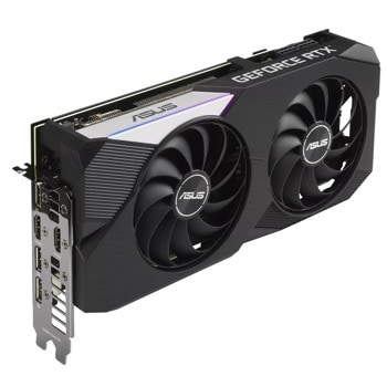 Видео карта Nvidia GF RTX 3070, 8GB, Asus Dual OC, PCI-E 4.0, GDDR6, 256-bit, DisplayPort, HDMI, LHR | JAR Computers Nvidia GeForce RTX 3070 Dual OC