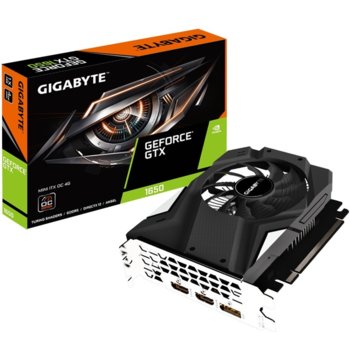 Видео карта nVidia GeForce GTX1650, 4GB, Gigabyte GTX 1650 Mini ITX OC Edition, PCI-E 3.0, GDDR5, 128Bit, DP, HDMI | JAR Computers Gigabyte GTX 1650 Mini ITX OC Edition
