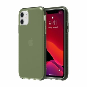 Griffin Survivor Clear iPhone 11 green GIP-024-GRN