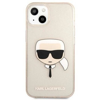 Karl Lagerfeld Glitter Karl Head Silicone Case