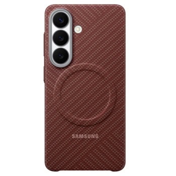 Samsung S26 Carbon Magnet Case Coral Red