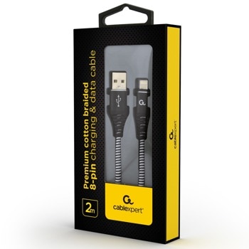 Кабел Gembird USB-A(м) към Lightning(м) 2m