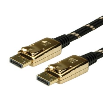 Cable DP M - DP M, 3m, Gold, Roline 11.04.5646