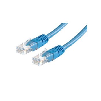Пач кабел, Roline, UTP, Cat.6, 0.5m, син | JAR Computers Roline UTP Cat.6 0.5m 21.99.1524