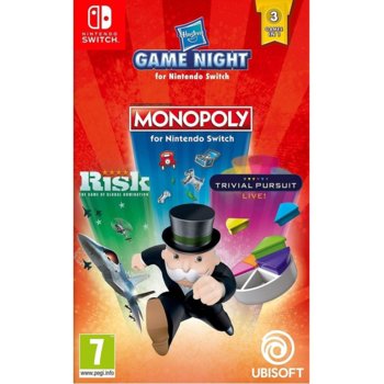 Monopoly n Risk n Trivial Pursuit (Switch)