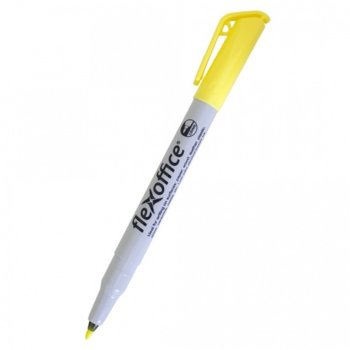 Перманентен маркер FlexOffice PM02 жълт