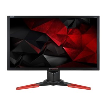Монитор Acer Predator XB241H bmip (UM.FX1EE.001), 24" (60.96 cm) TN LED, 144Hz, Full HD, 5ms, 100,000,000:1, 350cd/m2, HDMI, Display Port | JAR Computers Acer XB241Hbmip
