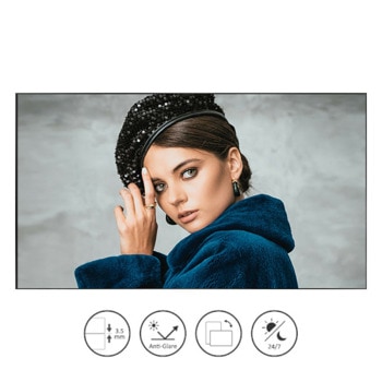 Публичен дисплей AG Neovo PN-55D3, 54.6" (138.6 cm) FHD дисплей, HDMI, DVI, VGA, DisplayPort, RS232, LAN | JAR Computers AG Neovo PN-55D3