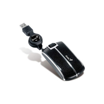 Мишка Genius Traveler P330, черна, оптична. 1200dpi, USB | JAR Computers GENIUS TRVLR P330 USB