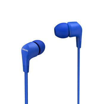 Слушалки Philips TAE1105BL/00, AUX, микрофон, сини | JAR Computers PHILIPS TAE1105BL/00