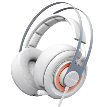 Геймърски слушалки SteelSeries Siberia Elite White