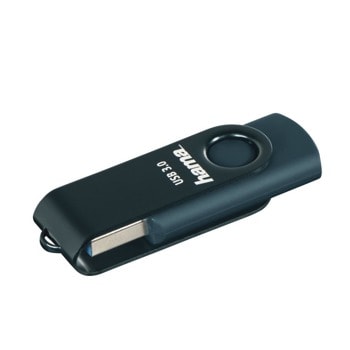Памет 64GB USB Flash Drive, Hama 182464, USB 3.0, синя | JAR Computers USB памет HAMA Rotate, 64GB, 70 MB/s,
