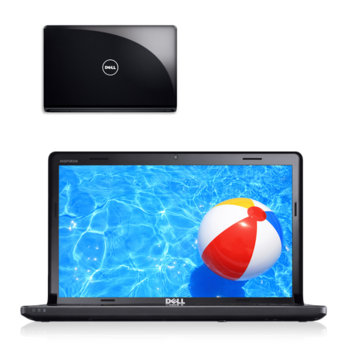Лаптоп 15.6" (39.62 cm) DELL Inspiron 1564, Черен N0376IC5DDR50N4096, Intel® Core™ i5 430M 2.26 GHz, HD LED Display & ATi HD5450 1GB (HDMI), 4GB DDR3, 500GB, DVDRW, 802.11n, bluetooth, camera, Free DOS, 2.64kg, 3г. гаранция | JAR Computers 15.6" (39.62 cm) DELL Inspiron 1564