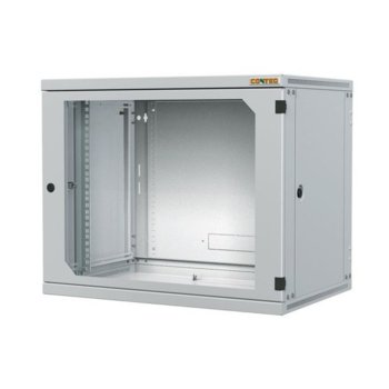19" комуникационен шкаф, монтаж на стена, Conteg rack 6U, 600x500 | JAR Computers Conteg rack 6U RUN-06-60/50-TH-I