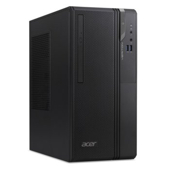 Настолен компютър Acer Veriton ES2730G (DT.VS2EX.004_SV.WPCAP.B10), четириядрен Coffee Lake Intel Core i3-8100 3.6 GHz, 8GB DDR4, 1TB HDD, 2x USB 3.1, клавиатура и мишка, Linux | JAR Computers Acer Veriton ES2730G DT.VS2EX.004_SV.WPCAP.B10
