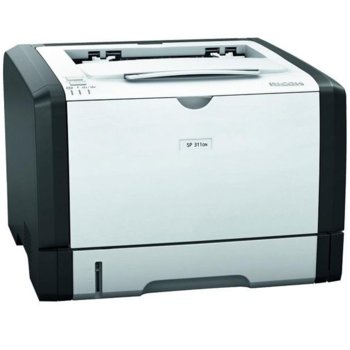 RICOH SP311DN, монохромен лазерен принтер, A4, 1200х600dpi, 28 стр/мин, USB, LAN | JAR Computers RICOH SP311DN
