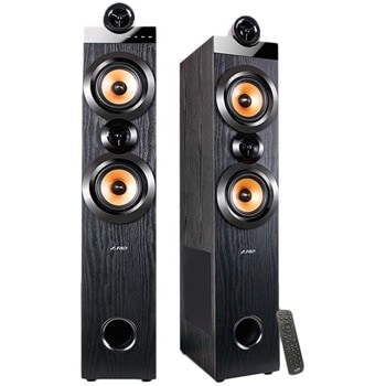 Тонколони Fenda F&D T-70X, 2.0, 160W, Bluetooth 5.0, USB, 3.5mm жак, HDMI, черни, караоке функция | JAR Computers Fenda T-70X