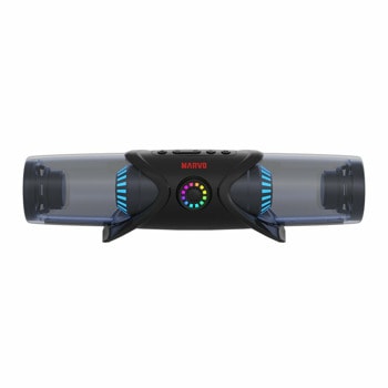 Тонколона Marvo SG-100 - RGB, 2.0, 10W, безжична, Bluetooth 5.0, AUX, до 4 часа време на работа, RGB подсветка, синя image