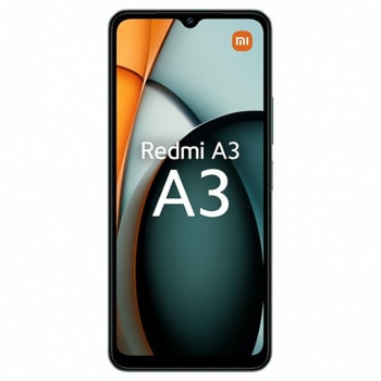 Смартфон Xiaomi Redmi A3 (зелен), поддържа 2 SIM карти, 6.71" (17.04cm) IPS LCD, осемядрен Mediatek Helio G36 2.2GHz, 3GB RAM, 64GB Flash памет (+microSD слот), 8 + 5 Мpix камери, Android, 193g | JAR Computers Xiaomi Redmi A3 3/64GB Forest Green