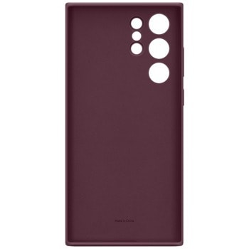 Samsung S22 Ultra S908 Silicone Cover Burgundy
