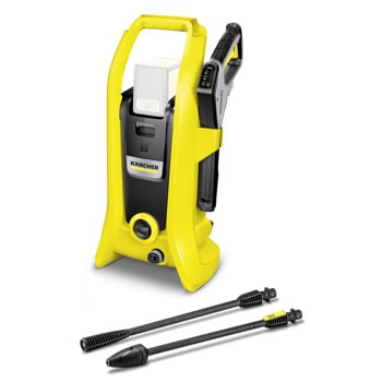 Водоструйка Karcher K 2 Battery, акумулаторна, 110 bar-а налягане, до 14 мин. време на работа, жълта | JAR Computers Karcher K 2 Battery