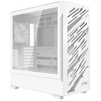 Кутия A-Data XPG Starker Air BTF, EATX/ATX/microATX/Mini-ITX, 1x USB 3.2 Type-C, 4x 120mm ARGB вентилатора, с прозорец, бяла, без захранване | JAR Computers A-Data XPG Starker Air BTF White