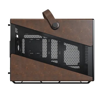 Кутия Montech Heritage PRO черно/кафява