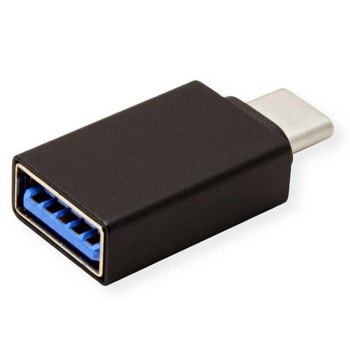 Преходник Roline 12.03.2997, от USB C(м) към USB A(ж) | JAR Computers Roline 12.03.2997