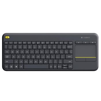 Безжична клавиатура Logitech - K400 Plus, сива