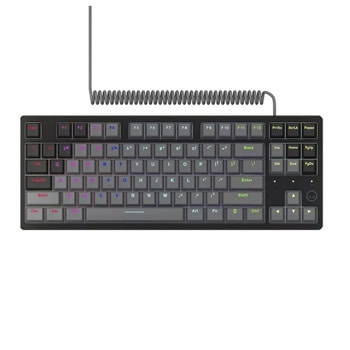 Клавиатура Lorgar Azar 514 TKL, механична, Linear Dream суичове, гейминг, RGB подсветка, черна, USB | JAR Computers Lorgar Azar 514 TKL Black LRG-GK514TKL-BK-US