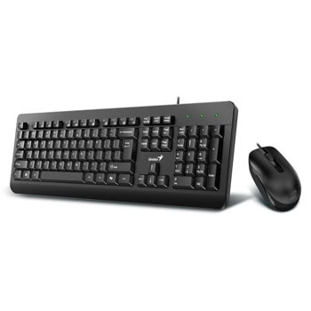 Комплект клавиатура и мишка Genius KM-160-BLK