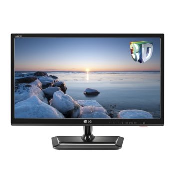 Монитор 23" (58.42 cm) LG DM2352D-PZ, 3D, TV Tuner DVB-T/C, IPS панел, FULL HD LED, 5ms, 5 000 000:1, 250cd/m2, 2xHDMI, USB, черен, 3г. | JAR Computers 23 LG DM2352D-PZ